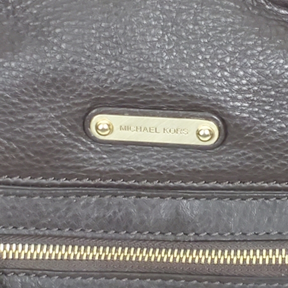 Michael Kors brown textured leather purse - Picture 11 of 14